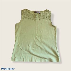 ~Sage green Croft and Barrow tank top~